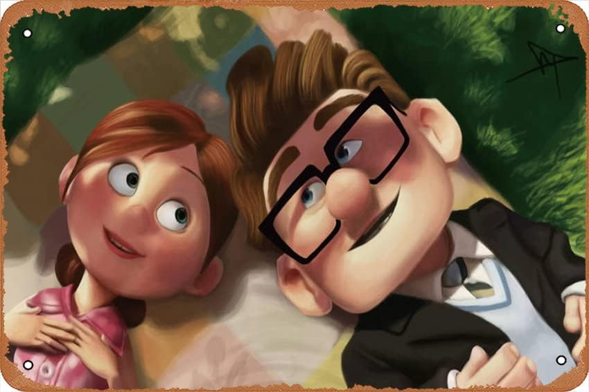 Home Cinema Wall Art - Ellie And Carl Fredricksen Up Movie