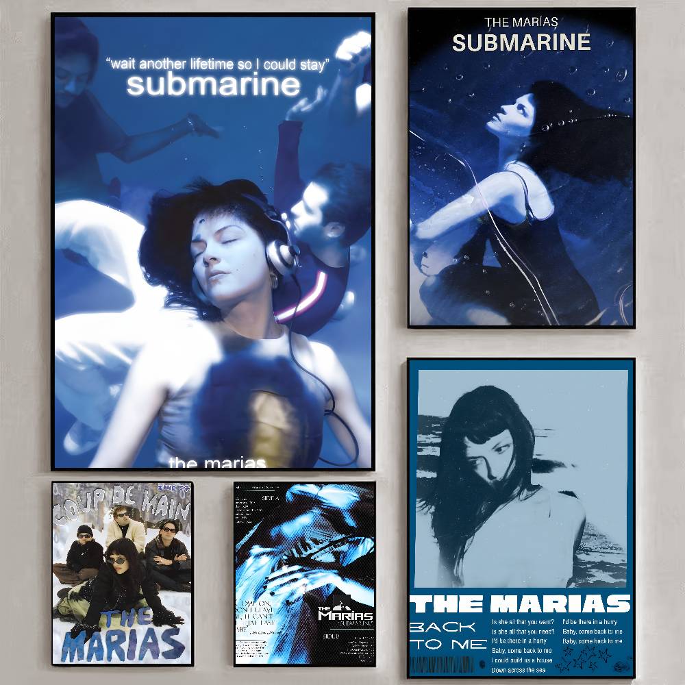 Home Cinema Wall Art - THE M-Cinema MARIAS SUBMARINE Band poster