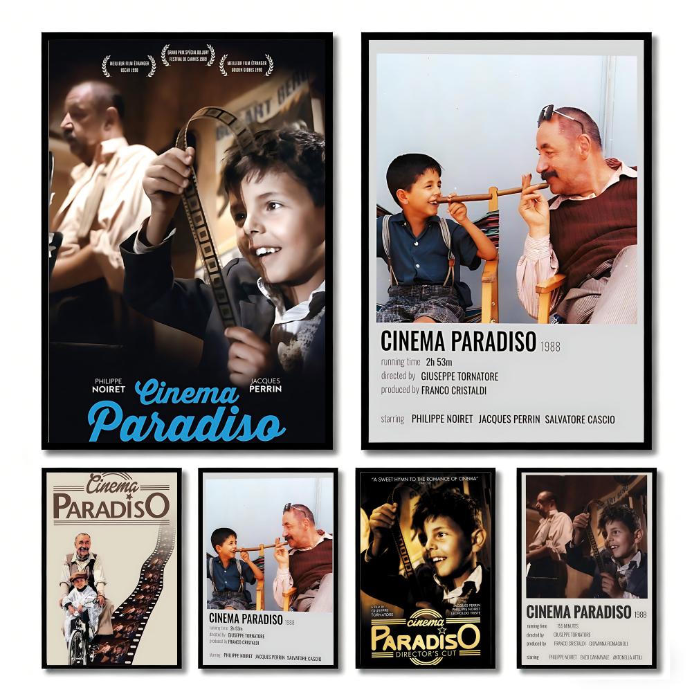 Home Cinema Wall Art - Cinema Paradiso Painting Calligraphy Canvas Poster
