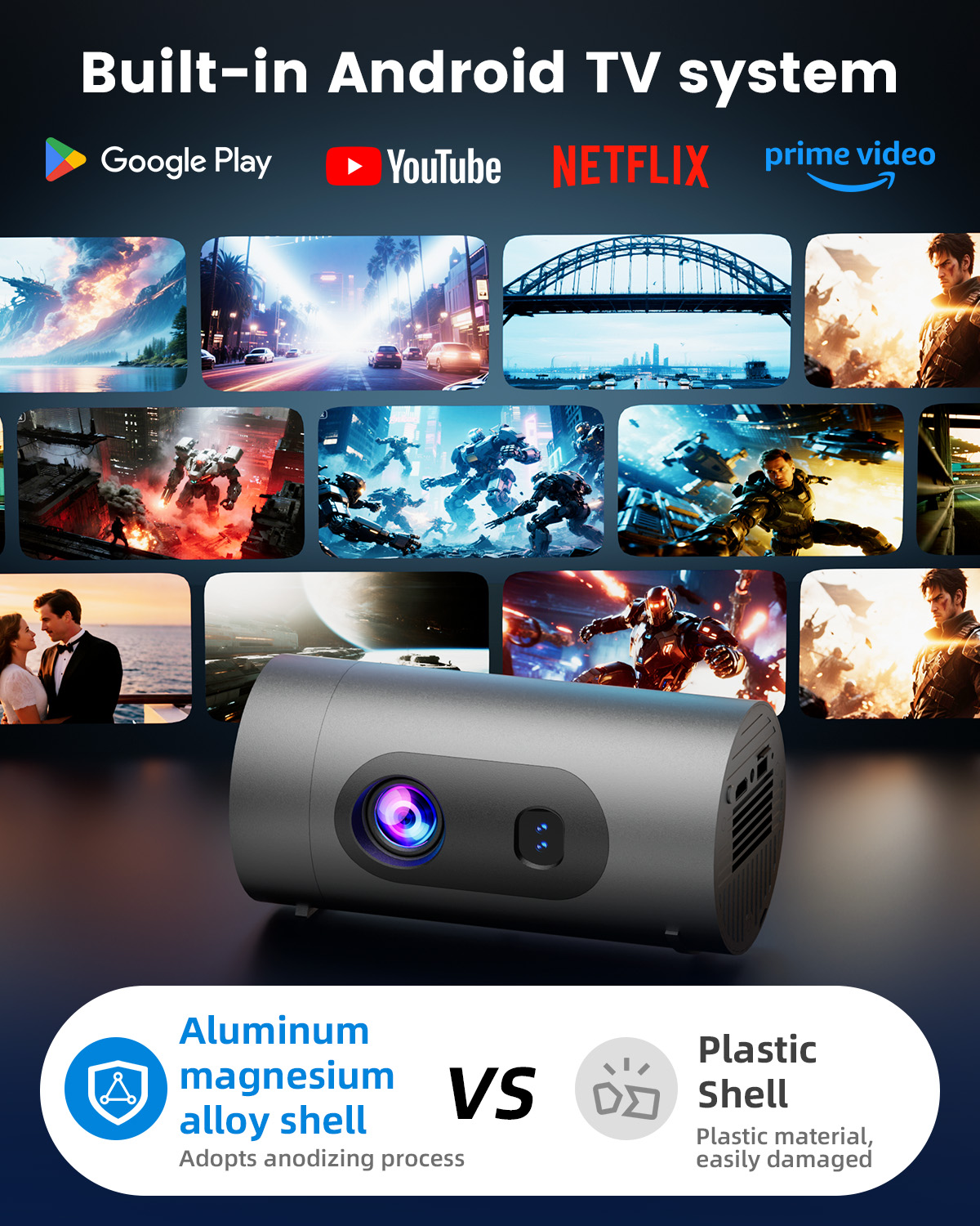 Newest Home Projector Q8 Mini  - Home Cinema Outdoor ulasan dan harga