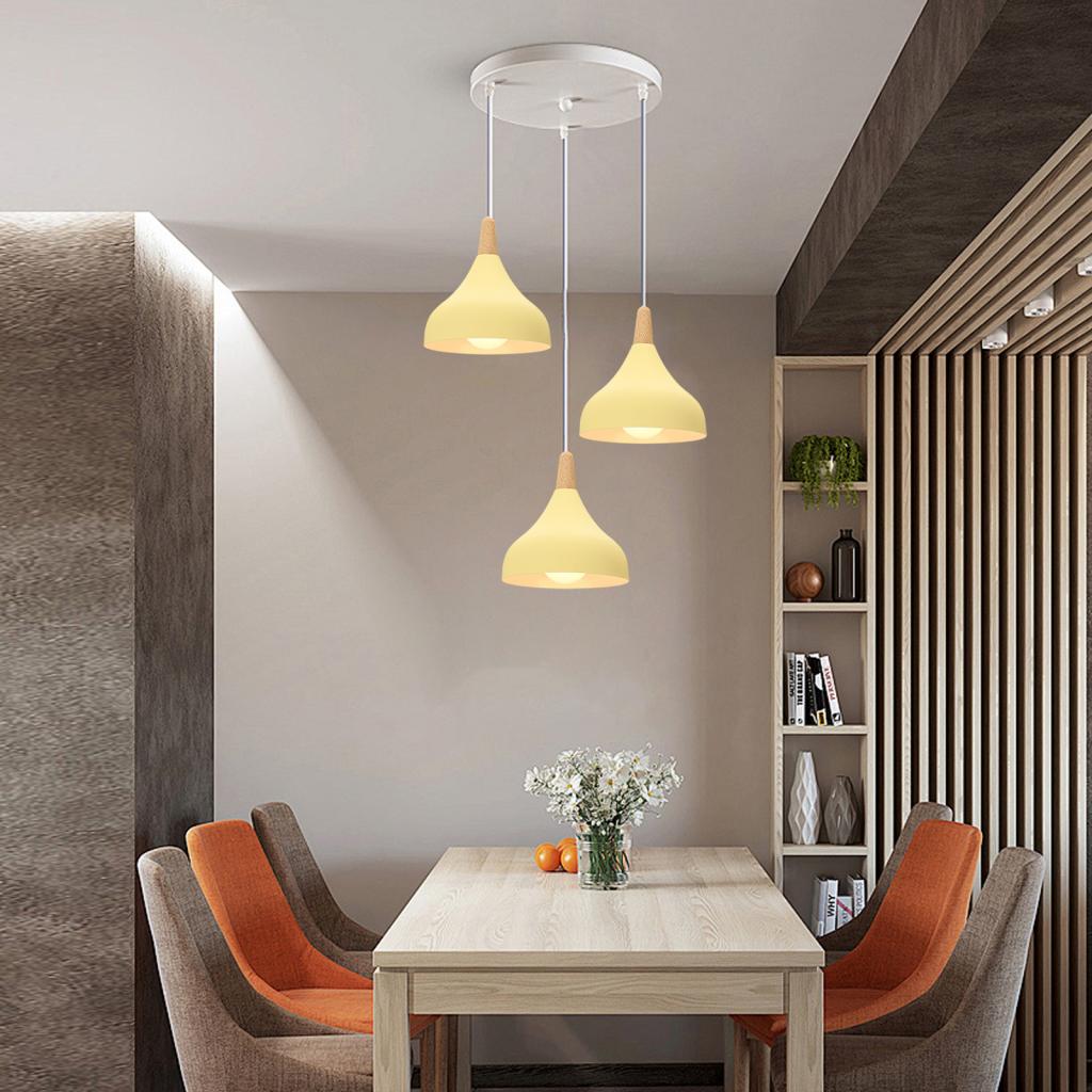 Nordic Wood LED Pendant Lights - Home Cinema Glasses ulasan dan harga