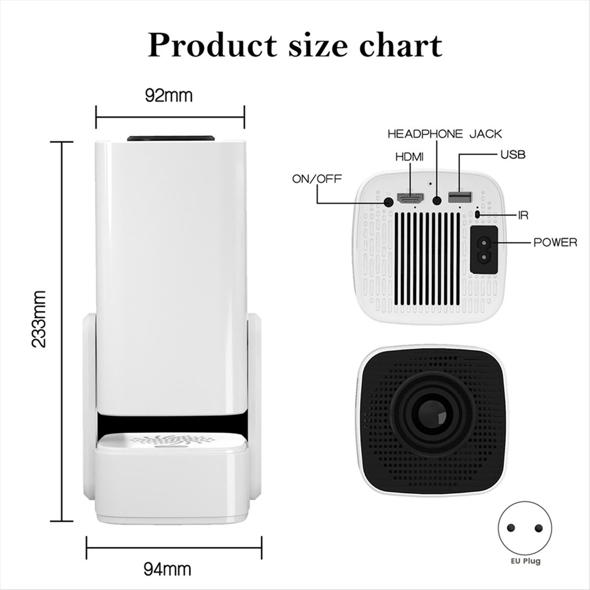 Top Y7S Mini Smart Projector 4 - Home Cinema Outdoor ulasan dan harga