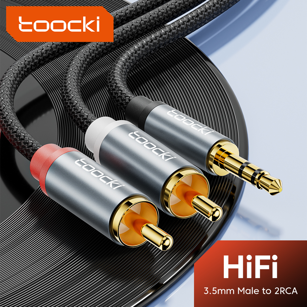 Toocki RCA Cable HiFi Stereo 3 - Home Cinema Ampli ulasan dan harga