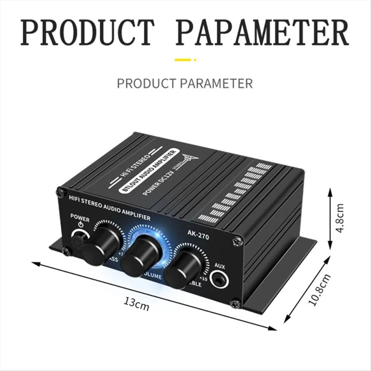 -270 HIFI Amplifier 2.0 Channe - Home Cinema Sound System ulasan dan harga