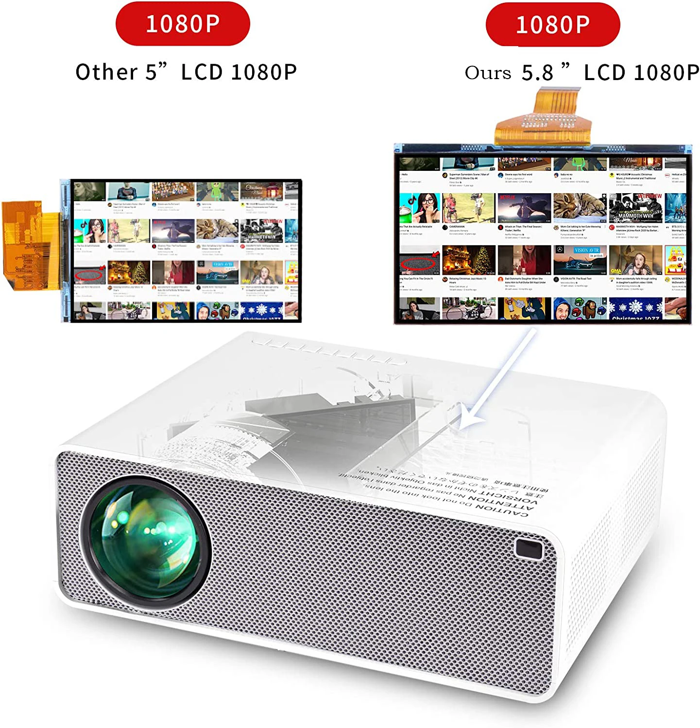 New Design Projector Beamer 10 - Home Cinema Kids ulasan dan harga