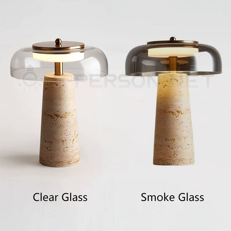 Designer Stone Base Table Lamp - Home Cinema Glasses ulasan dan harga