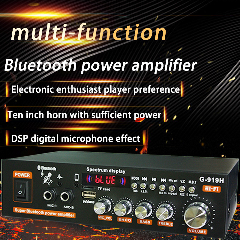G-919H 1000W Home Power Amplif - Home Cinema Ampli ulasan dan harga
