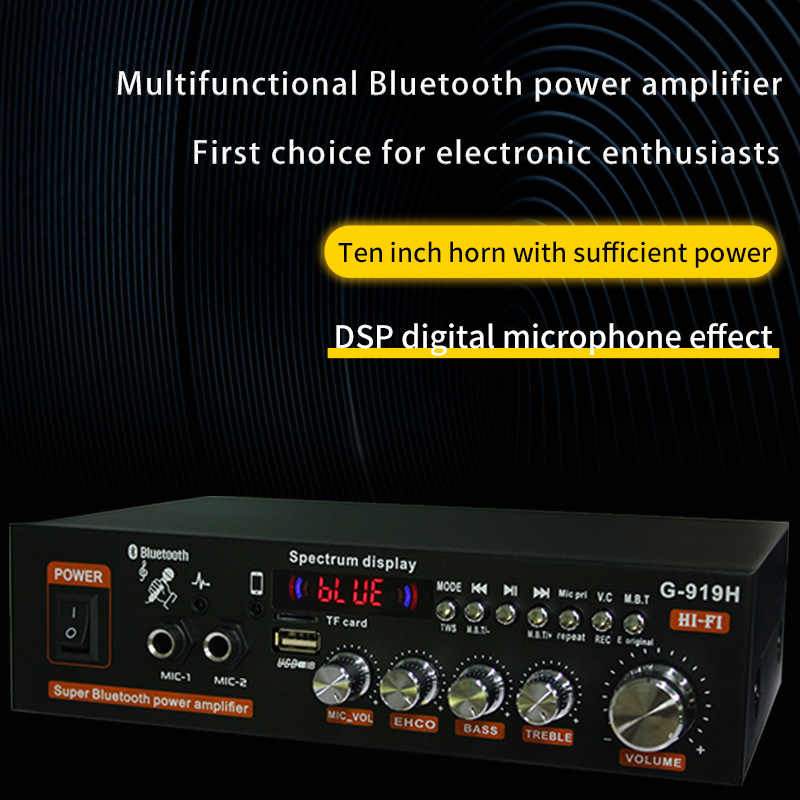 G-919H 1000W Home Power Amplif - Home Cinema Ampli ulasan dan harga