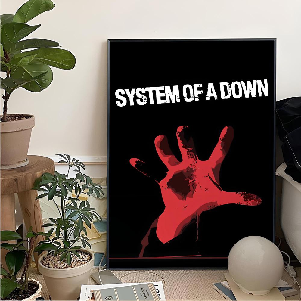 Heavy Metal Band System Of A D - Home Cinema Wall Art ulasan dan harga