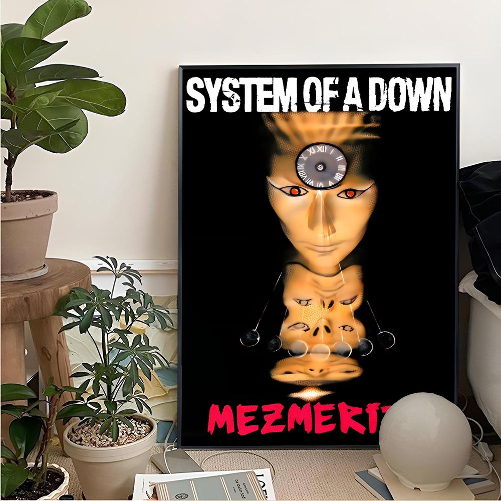 Heavy Metal Band System Of A D - Home Cinema Wall Art ulasan dan harga