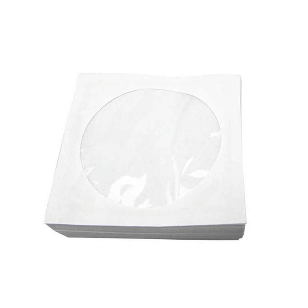 100Pcs Cd Storage Bags Transpa - Home Cinema Dvd ulasan dan harga