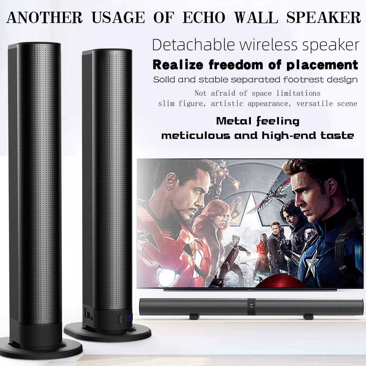 FM Soundbar TV Bluetooth Speak - Home Cinema Sound System ulasan dan harga