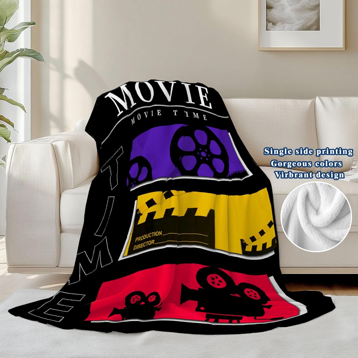 Movie Throw Blanket for Movie  - Home Cinema Kids ulasan dan harga