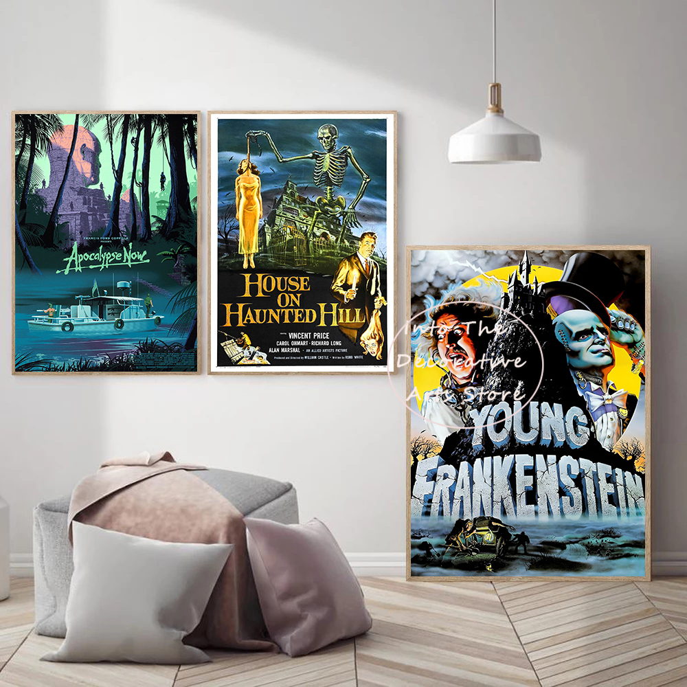 Classic Action Movie Retro Pos - Home Cinema Wall Art ulasan dan harga