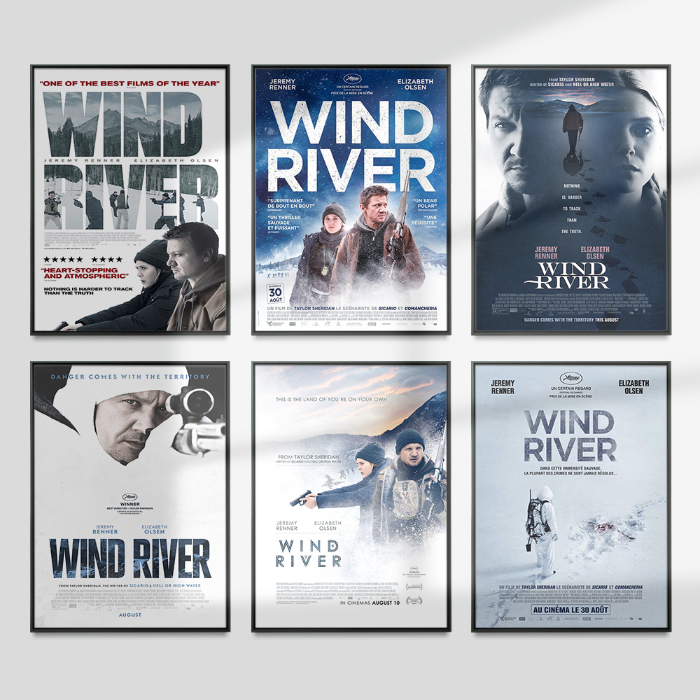 Wind River Movie Poster Film W - Home Cinema Wall Art ulasan dan harga