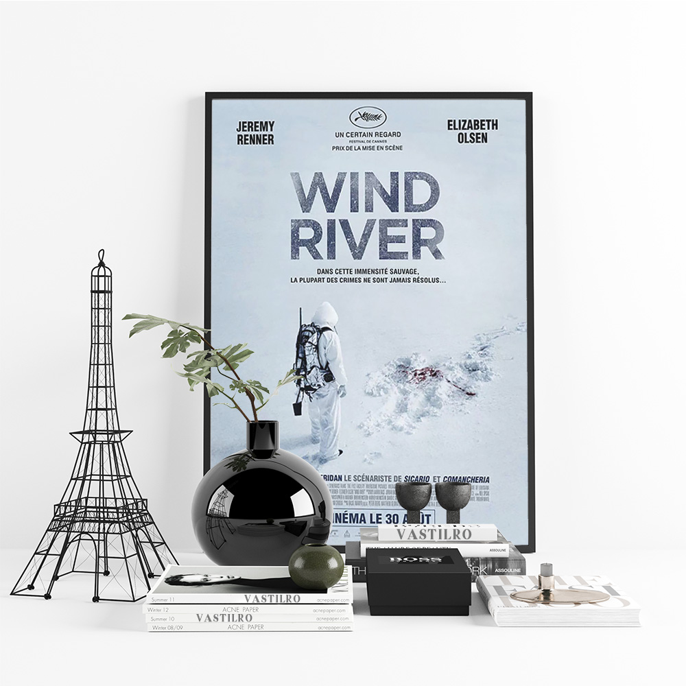 Wind River Movie Poster Film W - Home Cinema Wall Art ulasan dan harga