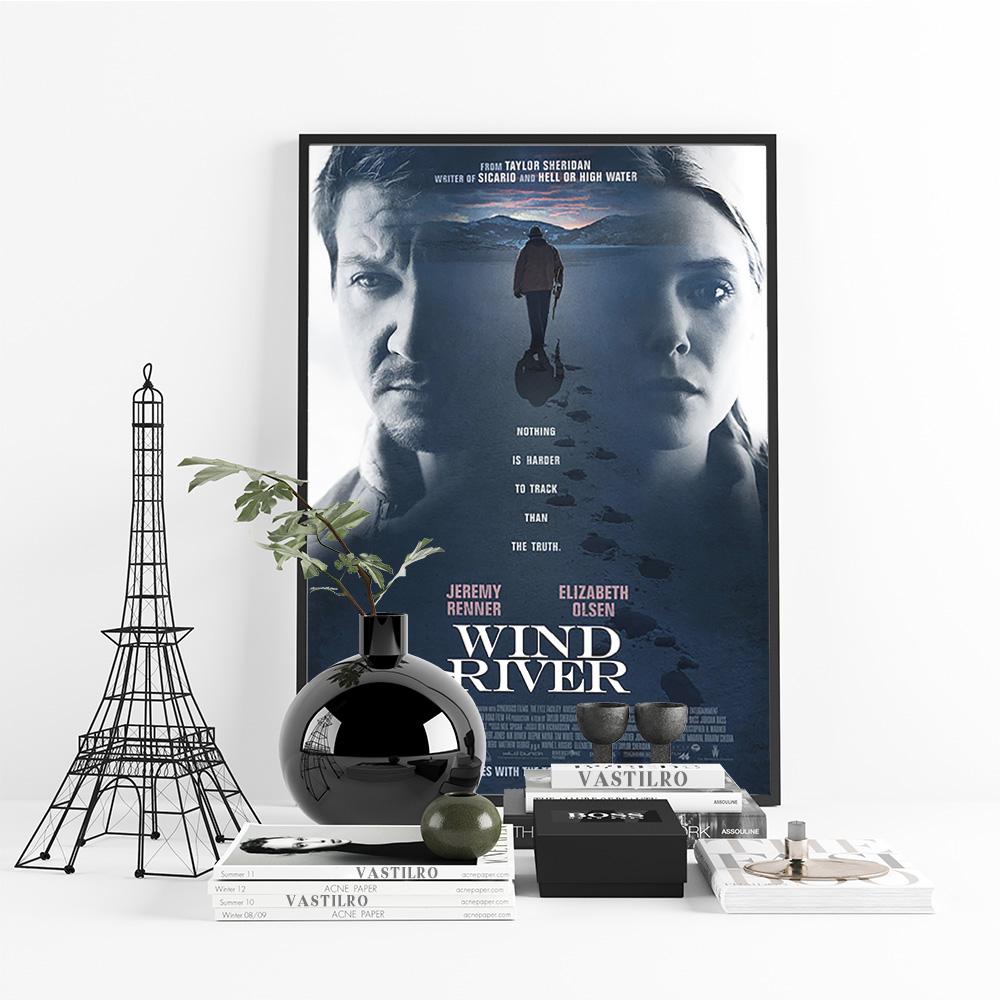 Wind River Movie Poster Film W - Home Cinema Wall Art ulasan dan harga