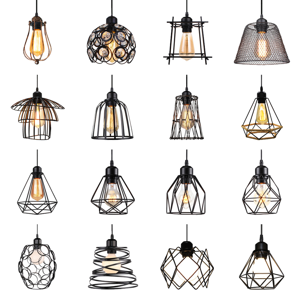Vintage Pendant Light Metal La - Home Cinema Glasses ulasan dan harga