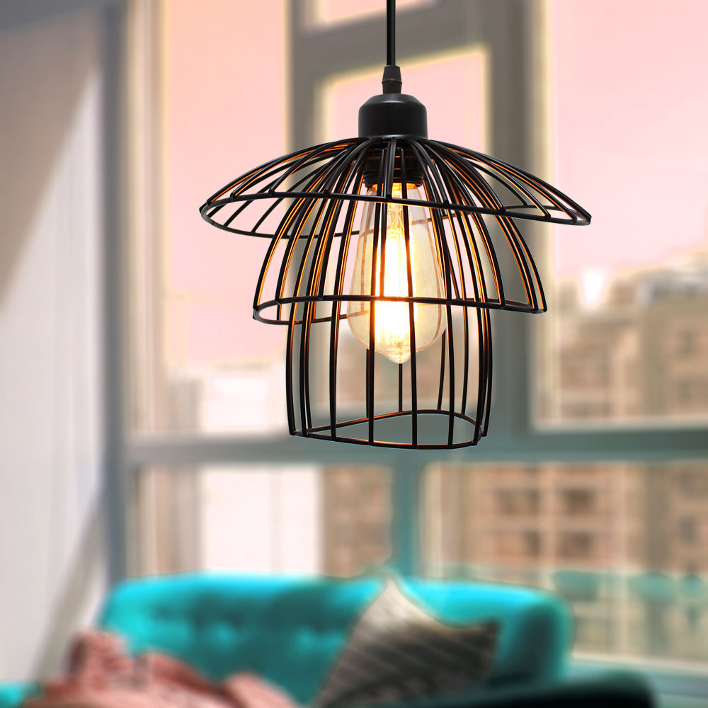 Vintage Pendant Light Metal La - Home Cinema Glasses ulasan dan harga