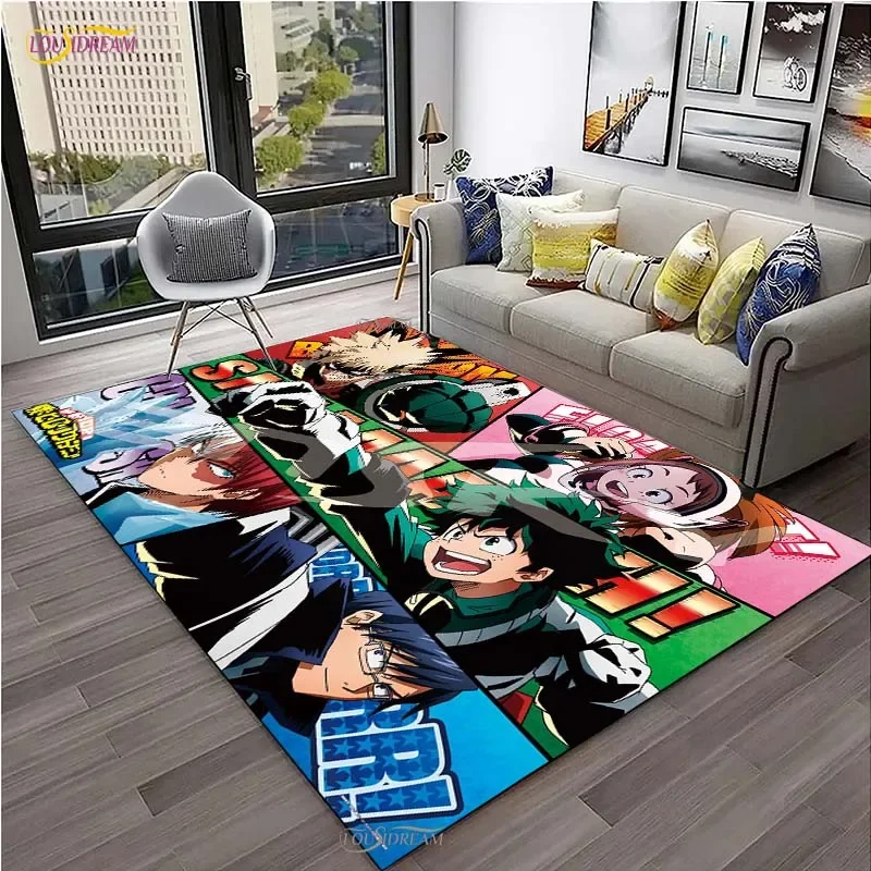 My Hero Cartoon Anime Carpet f - Home Cinema Kids ulasan dan harga
