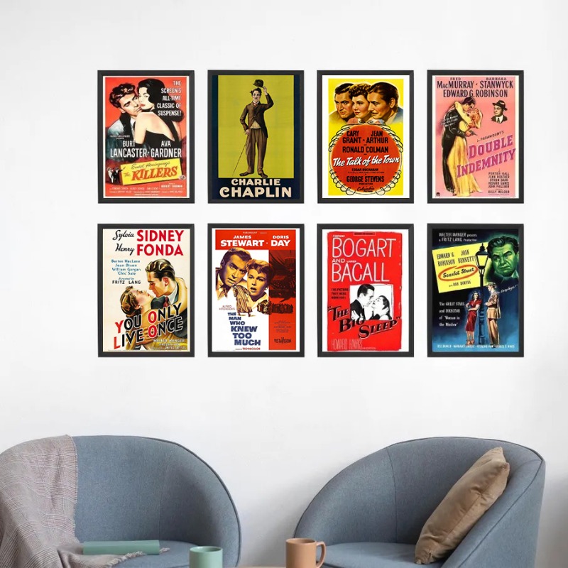 Vintage American Classic Love  - Home Cinema Wall Art ulasan dan harga