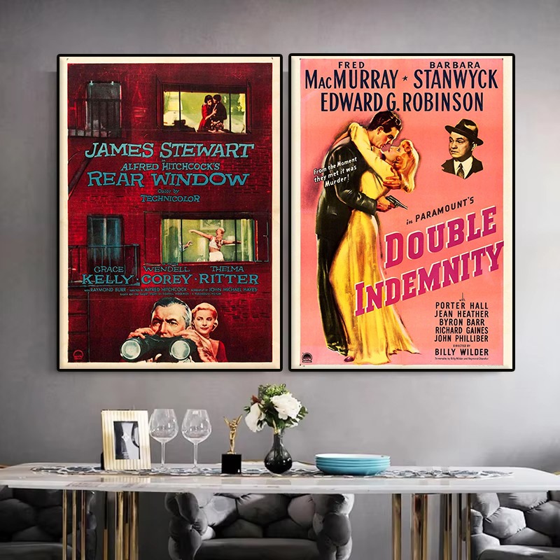 Vintage American Classic Love  - Home Cinema Wall Art ulasan dan harga