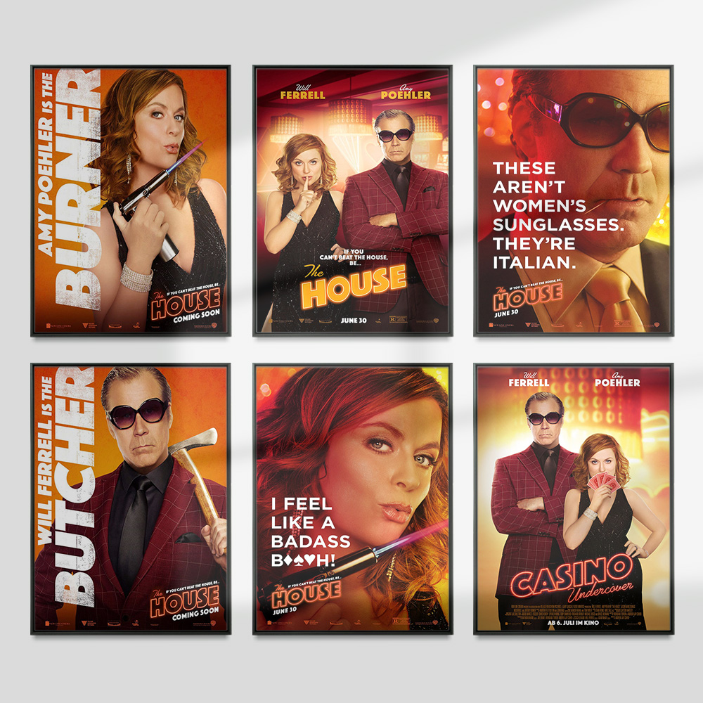 The House Movie Print Art Post - Home Cinema Wall Art ulasan dan harga