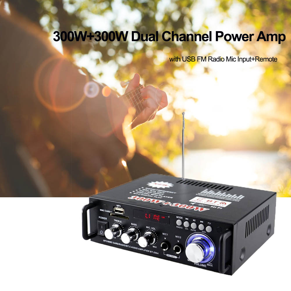 220V Bluetooth-compatibe Ampli - Home Cinema Ampli ulasan dan harga