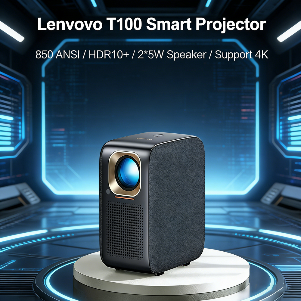 Lenovo T100 1080P Projector Fu - Home Cinema Movies ulasan dan harga