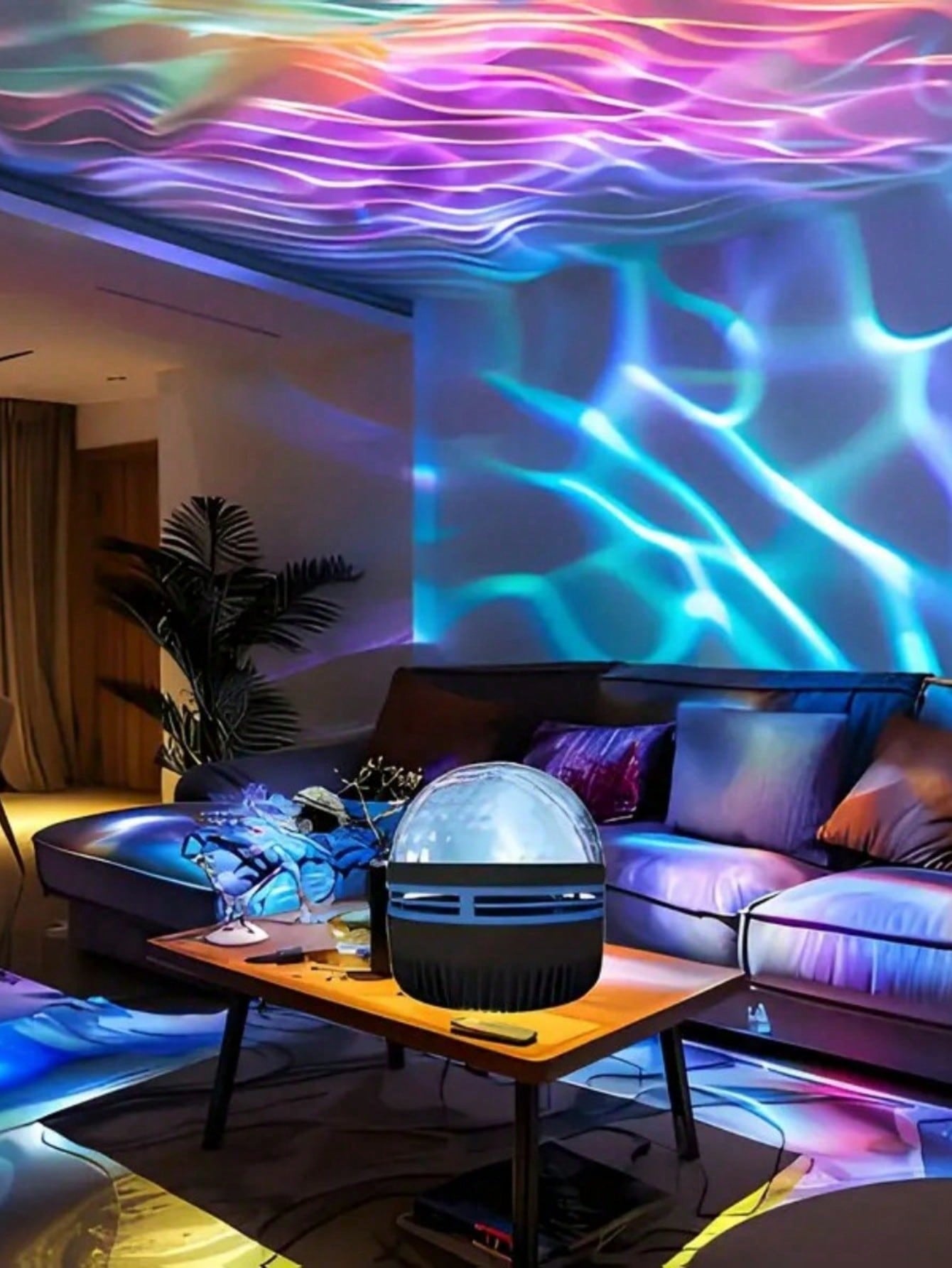 1pc LED Northern Lights Aurora - Home Cinema Galaxy ulasan dan harga