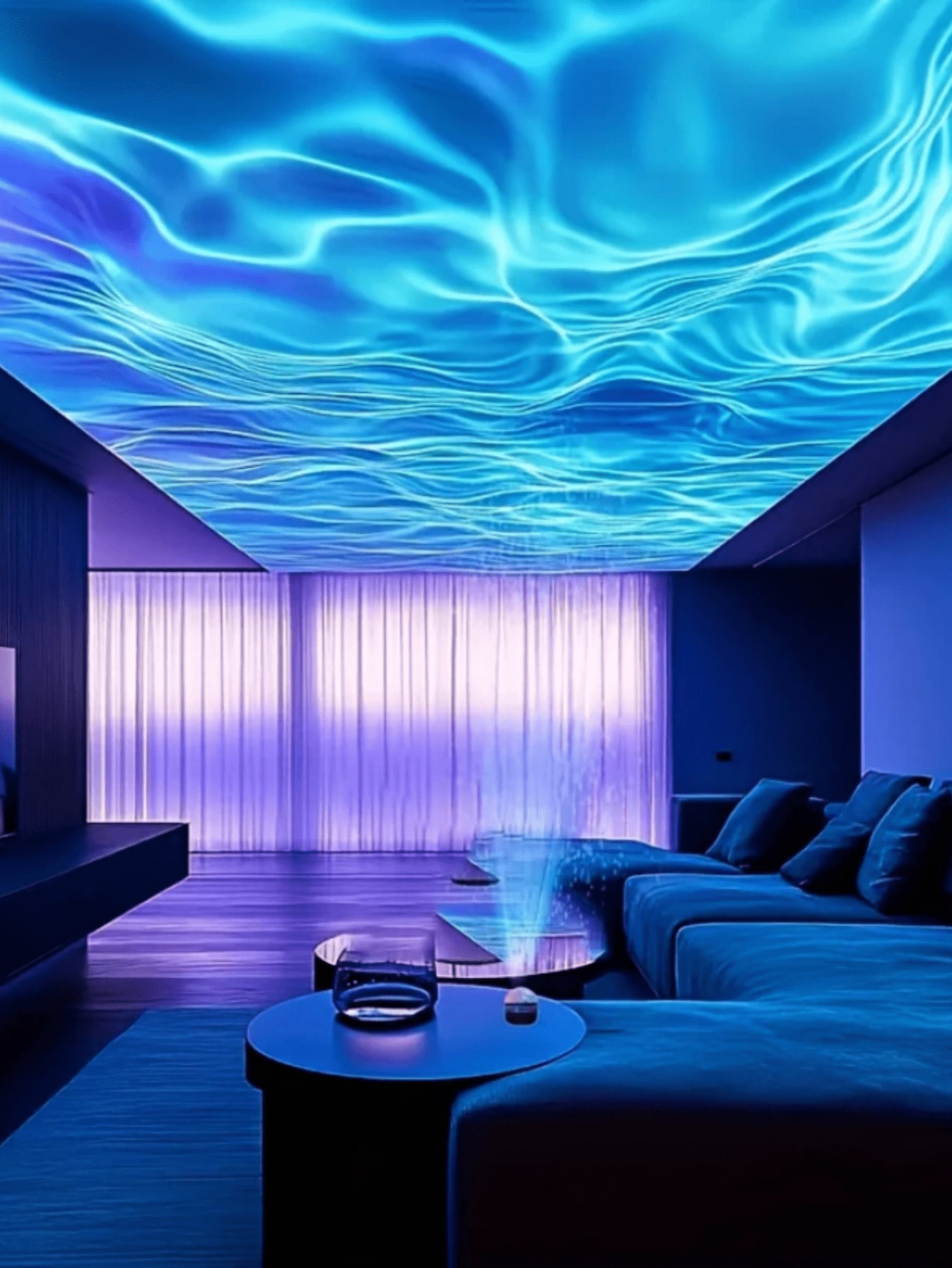 1pc LED Northern Lights Aurora - Home Cinema Galaxy ulasan dan harga