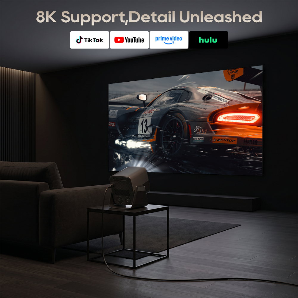 LYNCast Smart Projector with W - Home Cinema Sound System ulasan dan harga