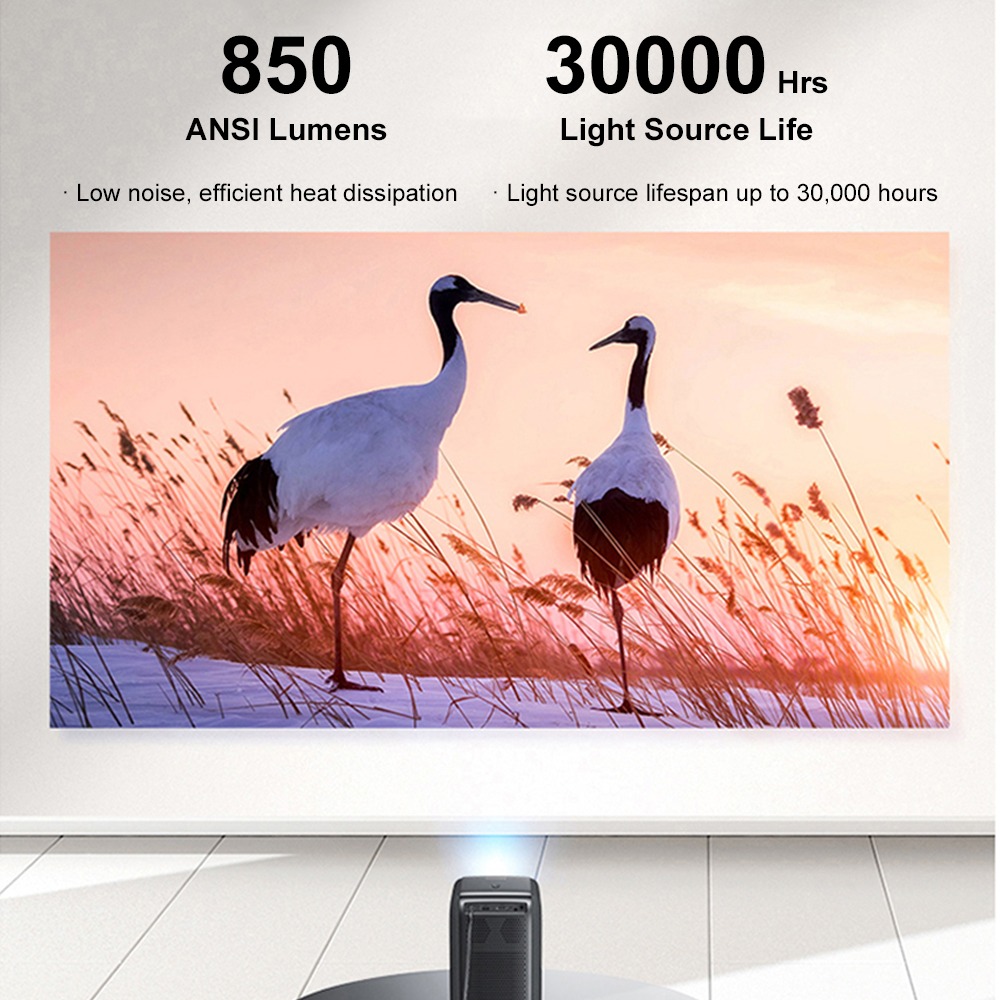 Lenovo T100 1080P Projector Fu - Home Cinema Movies ulasan dan harga