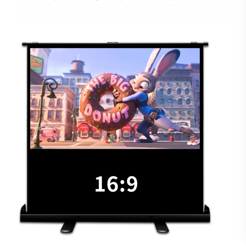 Portable Projector Screen Pull - Home Cinema Outdoor ulasan dan harga