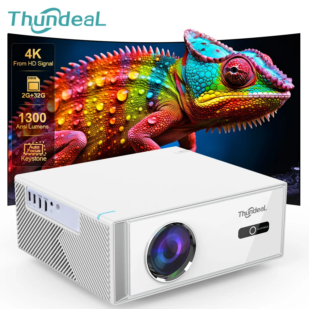 ThundeaL TD95W Projector 4K Fu - Home Cinema Outdoor ulasan dan harga