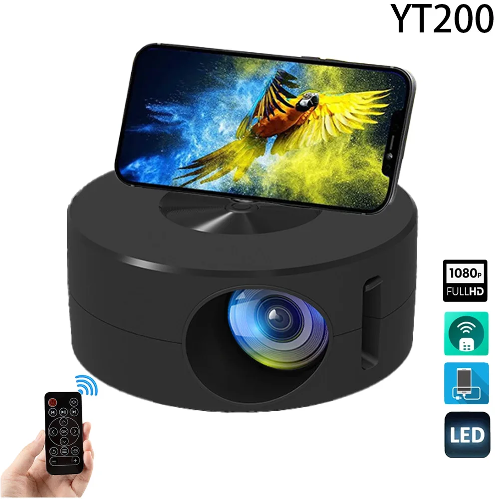 YT200 LED Mobile Video Mini Pr - Home Cinema Kids ulasan dan harga