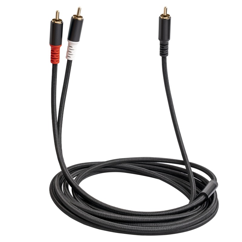 1/2/3M 1 RCA Male To 2 RCA Mal - Home Cinema Ampli ulasan dan harga