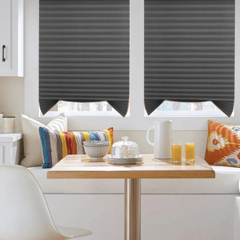 1Pc Self-adhesive Pleated Blin - Home Cinema Glasses ulasan dan harga