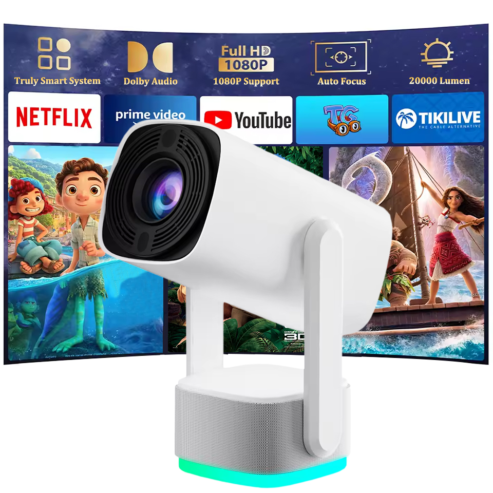 4K HD Projector K2 20000 Lumen - Home Cinema Outdoor ulasan dan harga