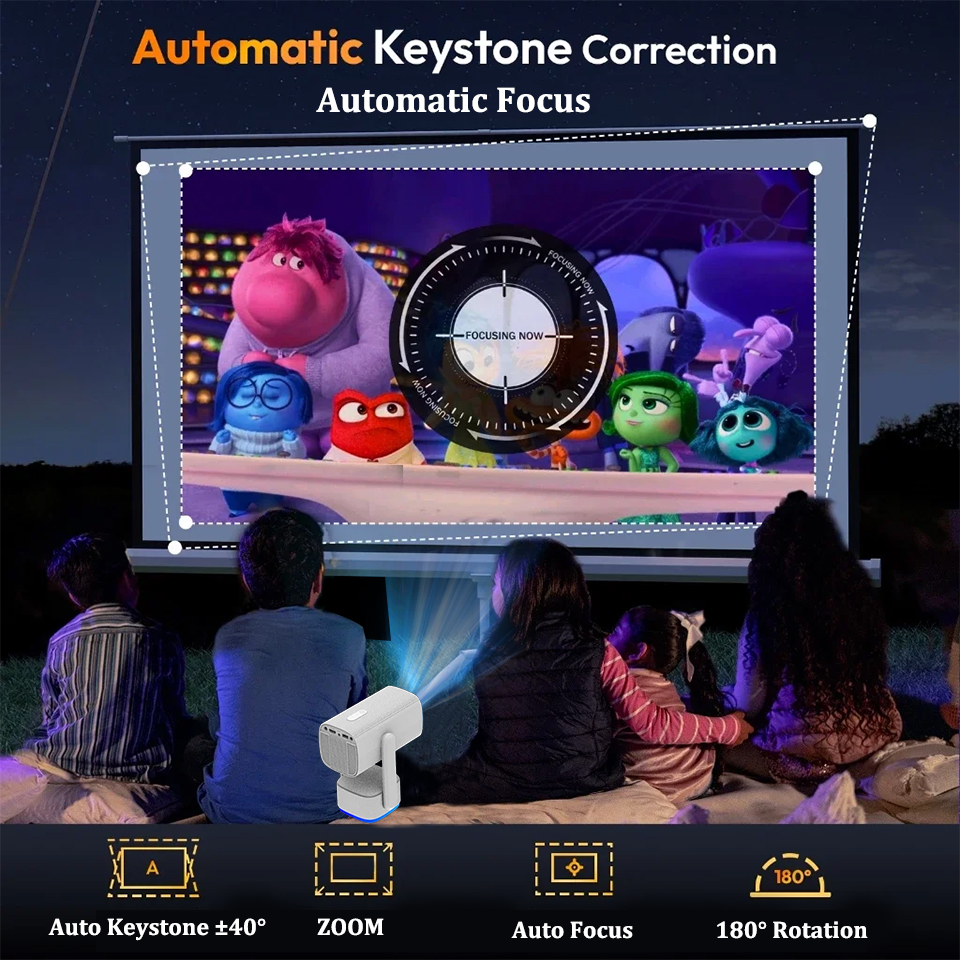 4K HD Projector K2 20000 Lumen - Home Cinema Outdoor ulasan dan harga