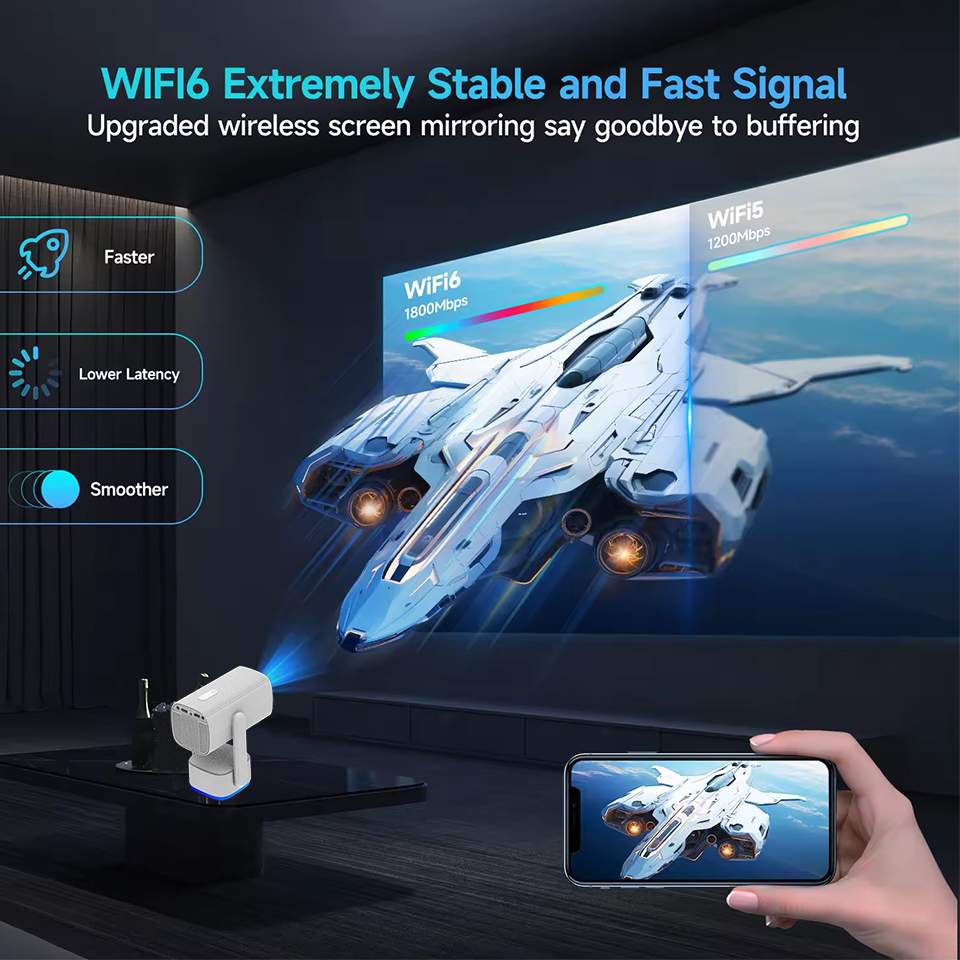 4K HD Projector K2 20000 Lumen - Home Cinema Outdoor ulasan dan harga