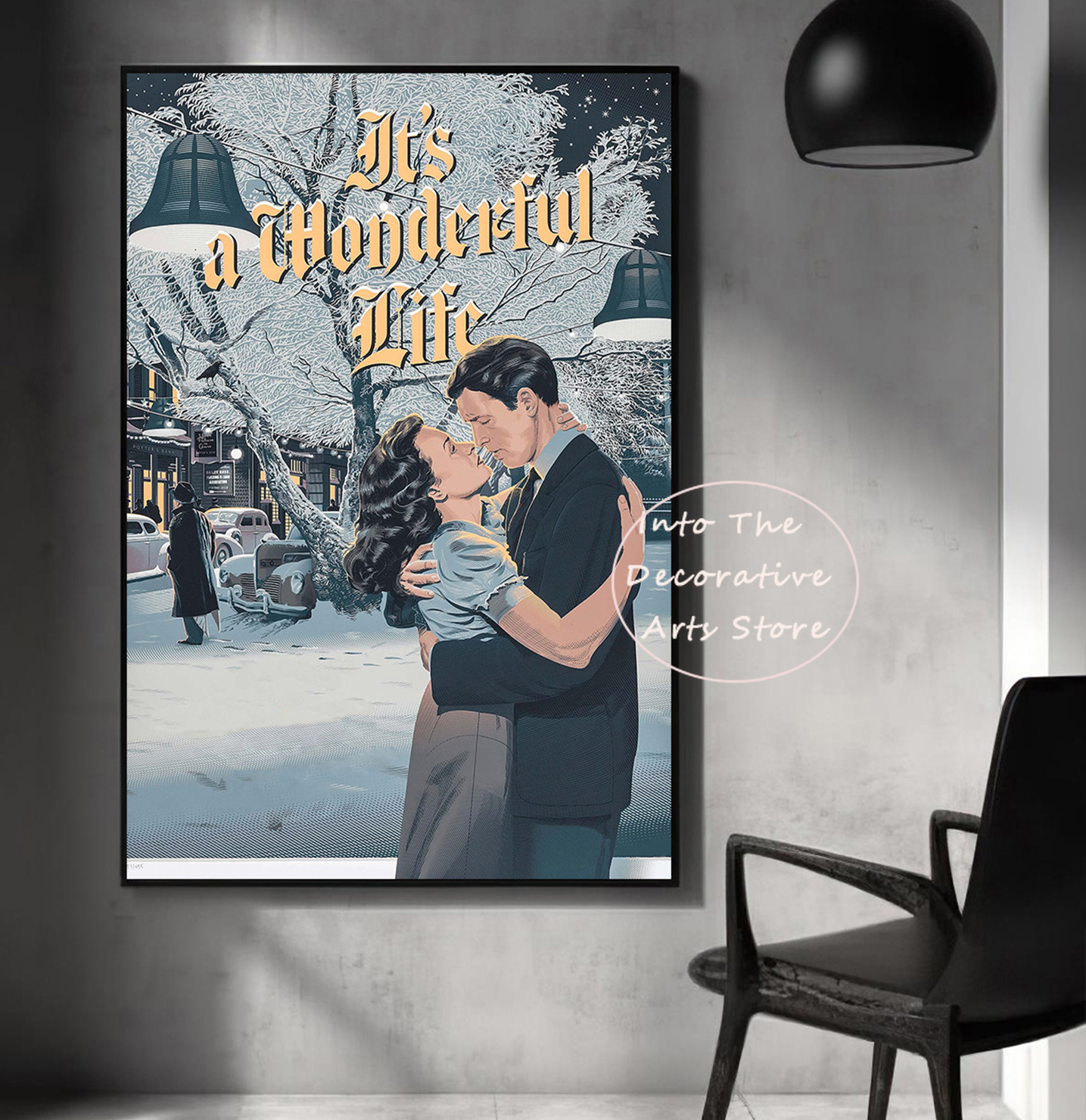 Casablanca Classics Movie Char - Home Cinema Wall Art ulasan dan harga
