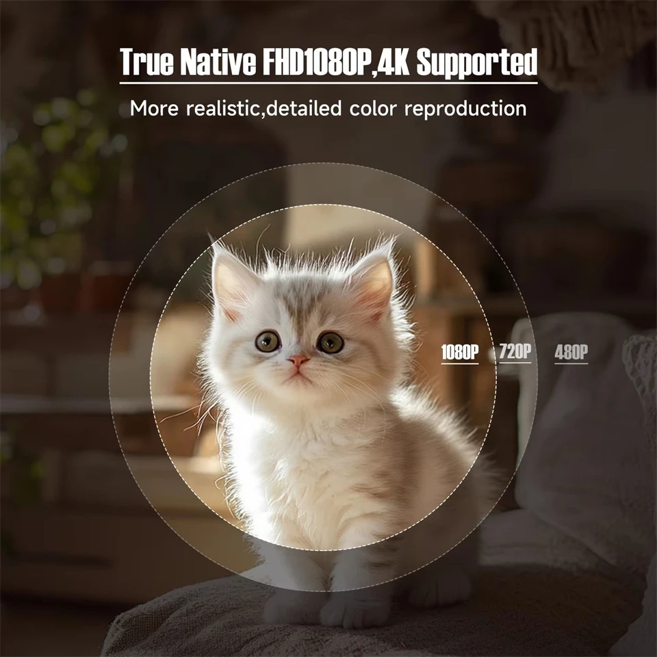 New Smart Mini Projector Andro - Home Cinema Outdoor ulasan dan harga