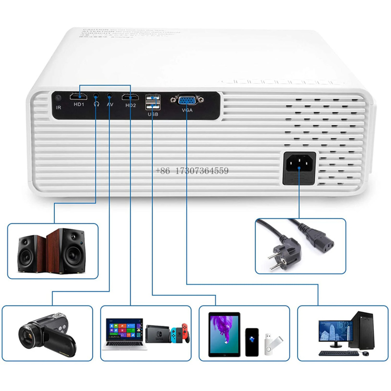 New Design Projector Beamer 10 - Home Cinema Kids ulasan dan harga