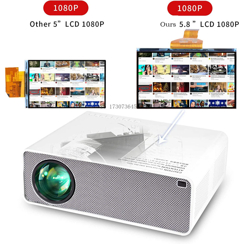 New Design Projector Beamer 10 - Home Cinema Kids ulasan dan harga