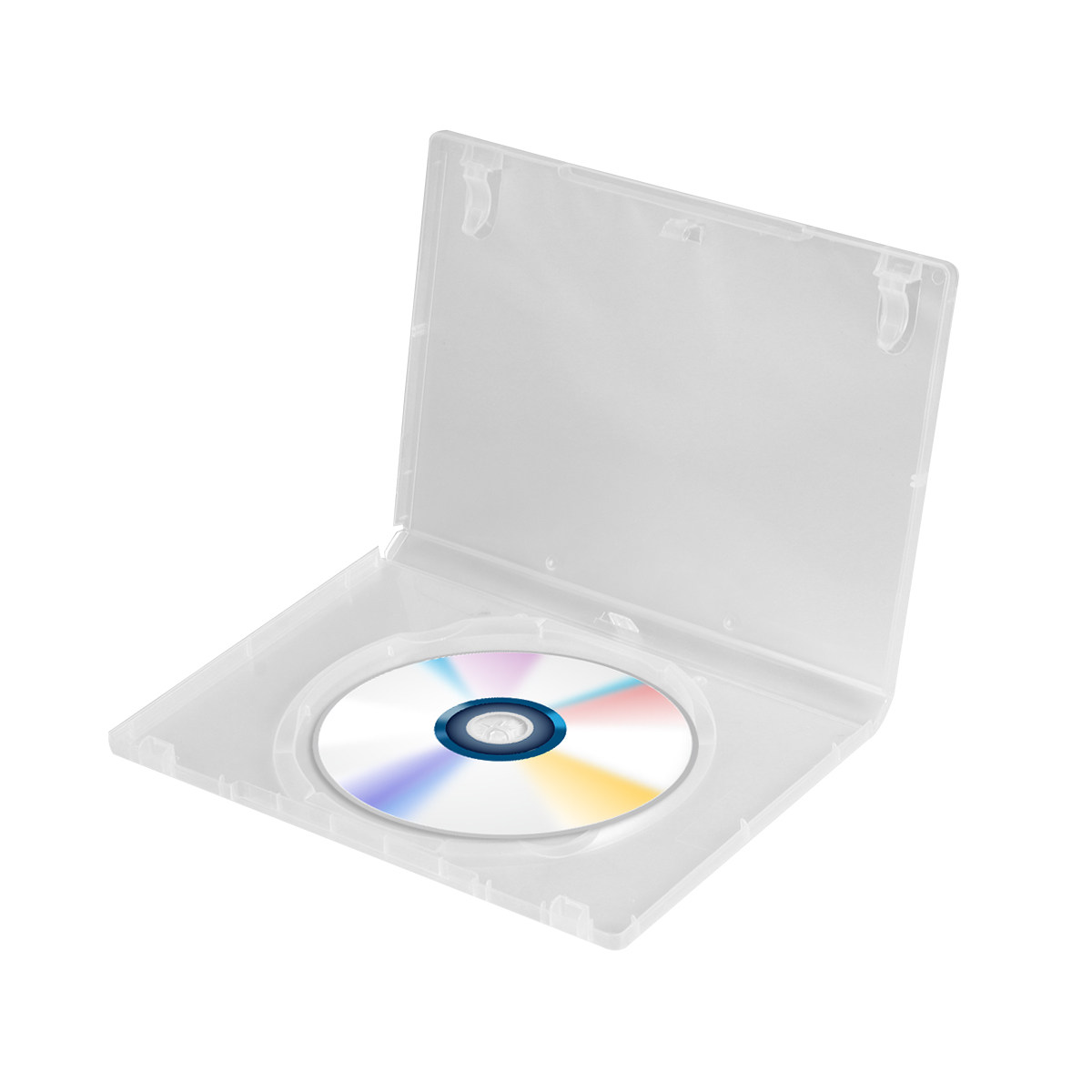 6Pcs Cd Storage Holder Clear C - Home Cinema Dvd ulasan dan harga