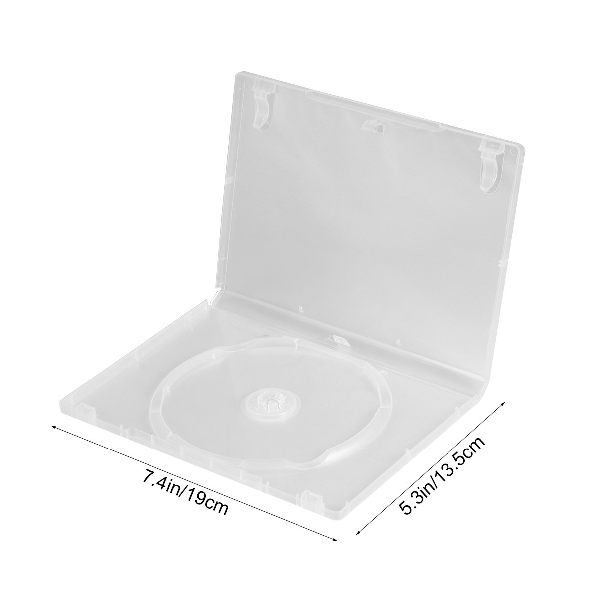 6Pcs Cd Storage Holder Clear C - Home Cinema Dvd ulasan dan harga