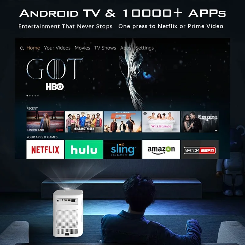 4K Auto-Focus Android Mini Pro - Home Cinema Kids ulasan dan harga